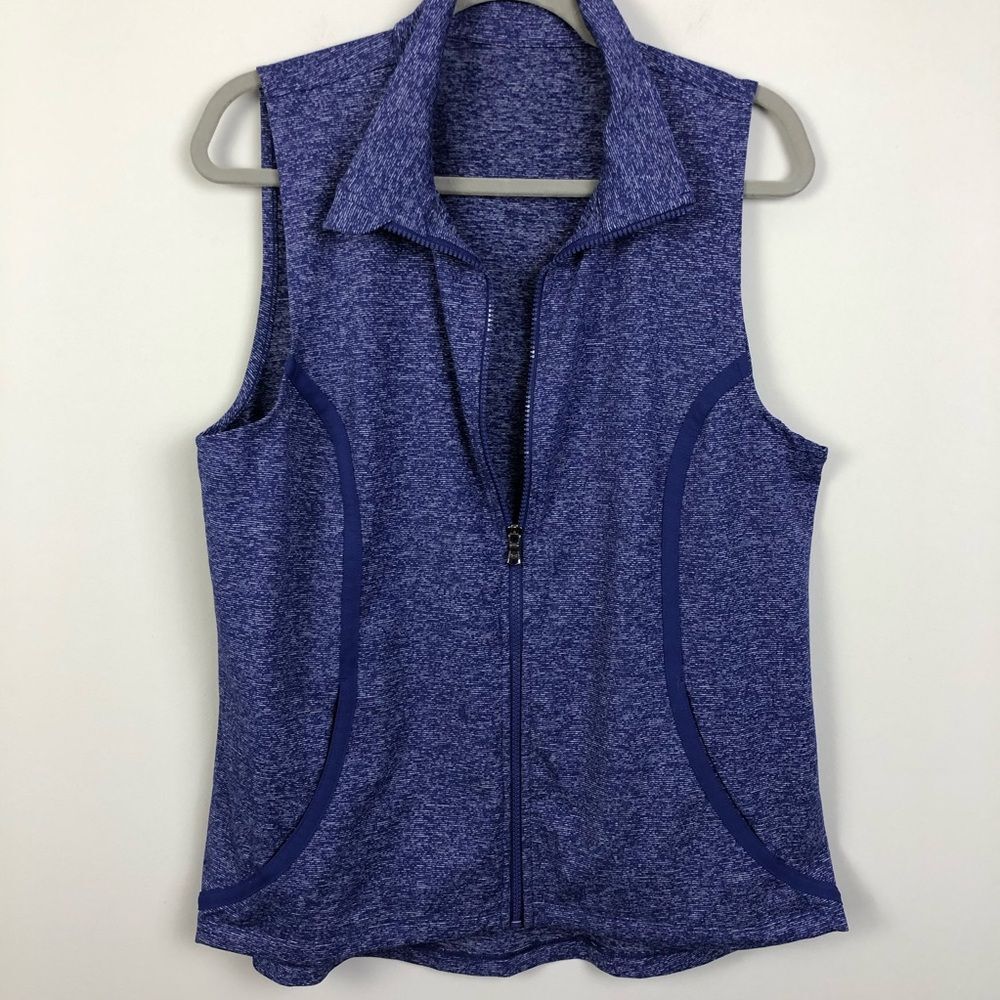 Purple under Armour, front zip vest